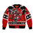 Personalized Champions Canada Hockey Bomber Jacket Fierce Beaver on Ice