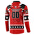 Personalized Champions Canada Hockey Button Sweatshirt Fierce Beaver on Ice