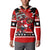 Personalized Champions Canada Hockey Button Sweatshirt Fierce Beaver on Ice