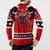 Personalized Champions Canada Hockey Button Sweatshirt Fierce Beaver on Ice