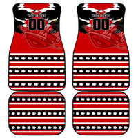 Champions Canada Hockey Car Mats Fierce Beaver on Ice