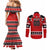 Personalized Champions Canada Hockey Couples Matching Mermaid Dress and Long Sleeve Button Shirt Fierce Beaver on Ice