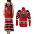 Personalized Champions Canada Hockey Couples Matching Tank Maxi Dress and Long Sleeve Button Shirt Fierce Beaver on Ice