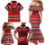Personalized Champions Canada Hockey Family Matching Mermaid Dress and Hawaiian Shirt Fierce Beaver on Ice
