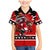 Personalized Champions Canada Hockey Family Matching Mermaid Dress and Hawaiian Shirt Fierce Beaver on Ice