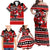 Personalized Champions Canada Hockey Family Matching Off Shoulder Maxi Dress and Hawaiian Shirt Fierce Beaver on Ice