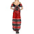 Personalized Champions Canada Hockey Family Matching Summer Maxi Dress and Hawaiian Shirt Fierce Beaver on Ice