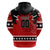 Personalized Champions Canada Hockey Hoodie Fierce Beaver on Ice