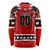 Personalized Champions Canada Hockey Long Sleeve Shirt Fierce Beaver on Ice
