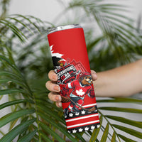 Champions Canada Hockey Skinny Tumbler Fierce Beaver on Ice