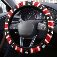 Champions Canada Hockey Steering Wheel Cover Fierce Beaver on Ice