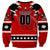 Personalized Champions Canada Hockey Sweatshirt Fierce Beaver on Ice