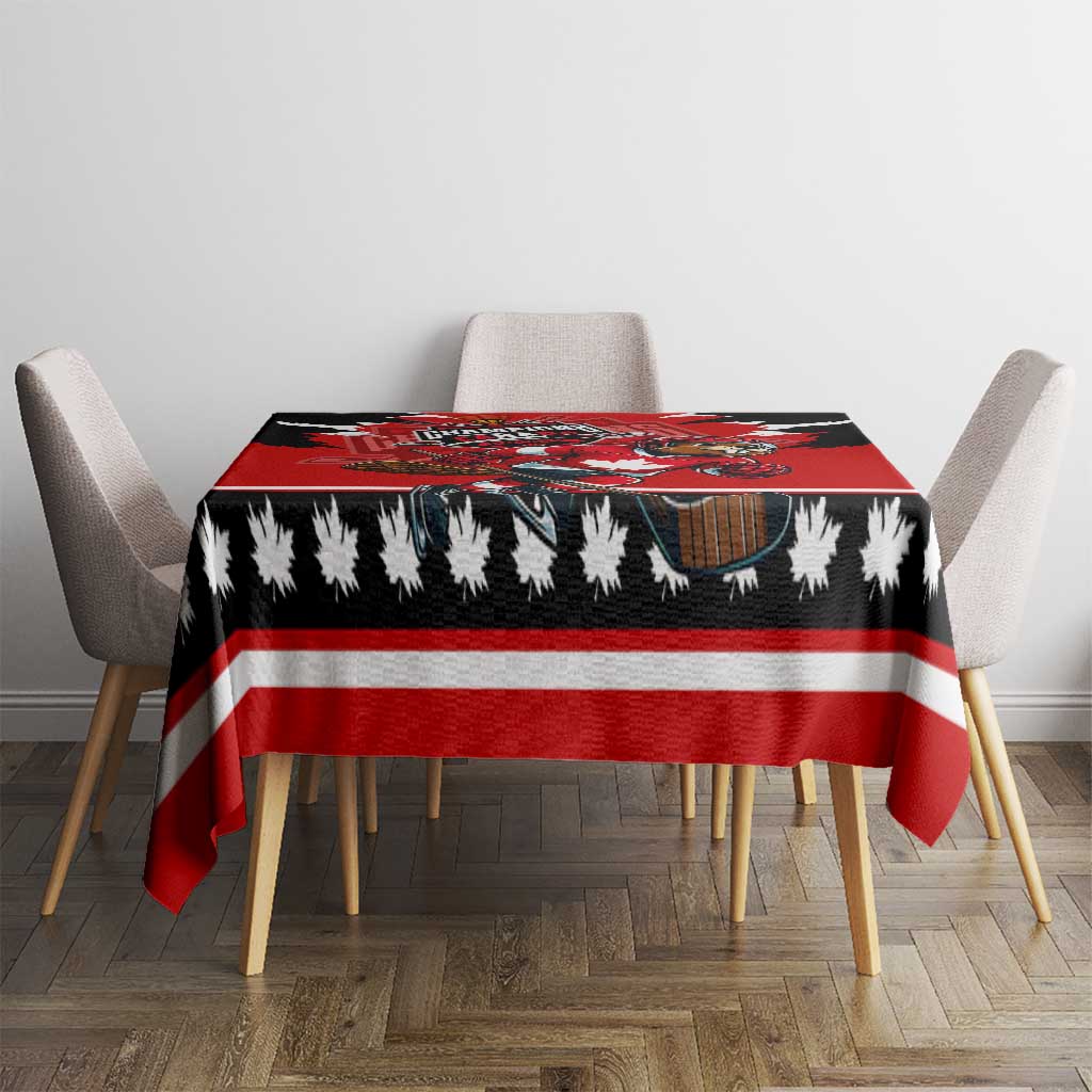 Champions Canada Hockey Tablecloth Fierce Beaver on Ice