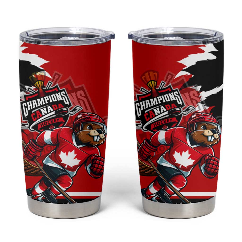 Champions Canada Hockey Tumbler Cup Fierce Beaver on Ice