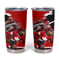 Champions Canada Hockey Tumbler Cup Fierce Beaver on Ice