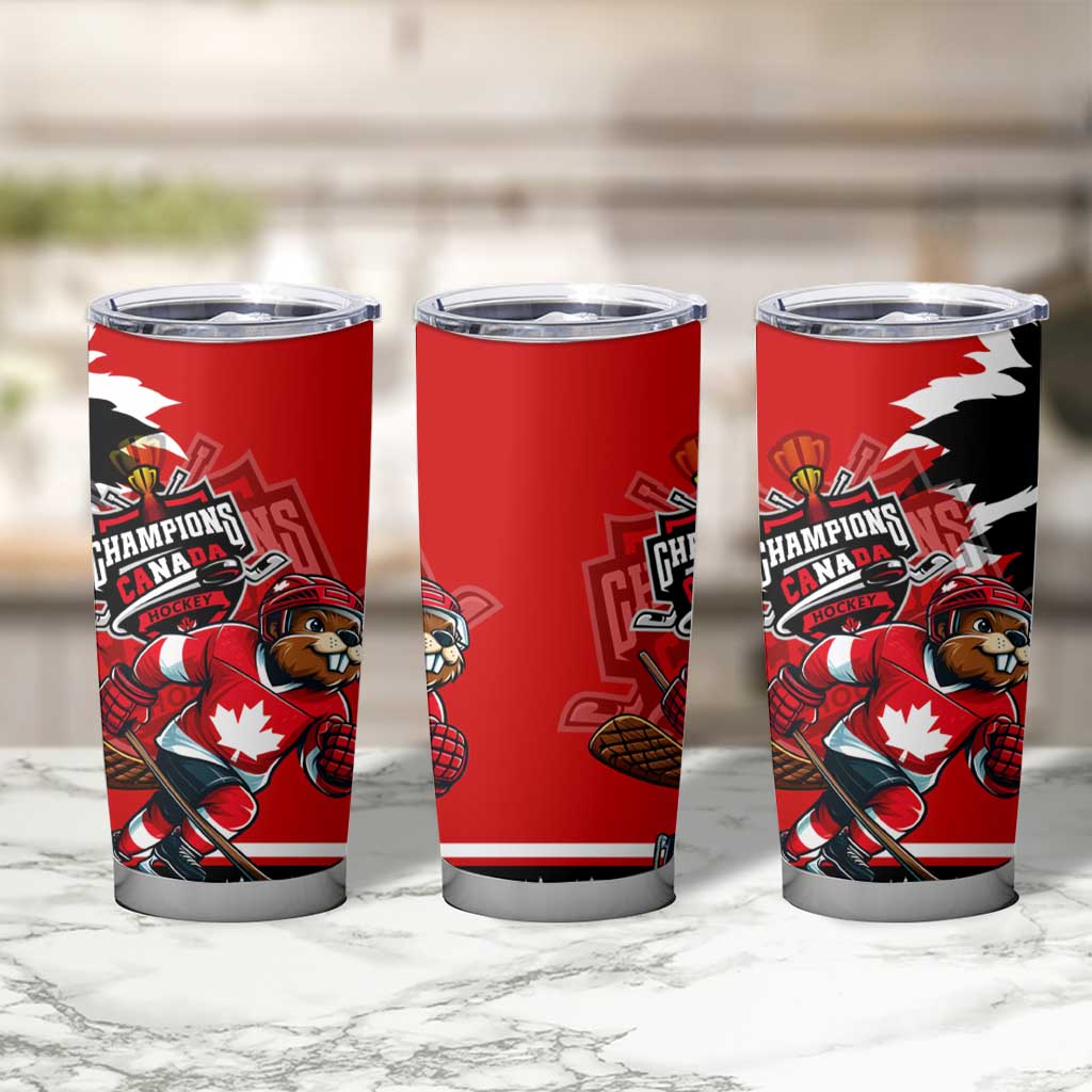 Champions Canada Hockey Tumbler Cup Fierce Beaver on Ice