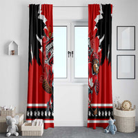 Champions Canada Hockey Window Curtain Fierce Beaver on Ice