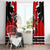Champions Canada Hockey Window Curtain Fierce Beaver on Ice