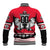 Personalized Polar Bear Hockey Canada Baseball Jacket Maple Leaf Ice Warrior