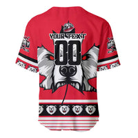 Personalized Polar Bear Hockey Canada Baseball Jersey Maple Leaf Ice Warrior