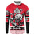 Personalized Polar Bear Hockey Canada Button Sweatshirt Maple Leaf Ice Warrior