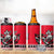 Polar Bear Hockey Canada 4 in 1 Can Cooler Tumbler Maple Leaf Ice Warrior