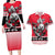 Personalized Polar Bear Hockey Canada Couples Matching Long Sleeve Bodycon Dress and Hawaiian Shirt Maple Leaf Ice Warrior