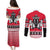 Personalized Polar Bear Hockey Canada Couples Matching Puletasi and Long Sleeve Button Shirt Maple Leaf Ice Warrior