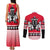 Personalized Polar Bear Hockey Canada Couples Matching Tank Maxi Dress and Long Sleeve Button Shirt Maple Leaf Ice Warrior