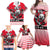 Personalized Polar Bear Hockey Canada Family Matching Off Shoulder Maxi Dress and Hawaiian Shirt Maple Leaf Ice Warrior