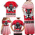 Personalized Polar Bear Hockey Canada Family Matching Off Shoulder Maxi Dress and Hawaiian Shirt Maple Leaf Ice Warrior