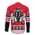 Personalized Polar Bear Hockey Canada Family Matching Short Sleeve Bodycon Dress and Hawaiian Shirt Maple Leaf Ice Warrior