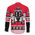 Personalized Polar Bear Hockey Canada Family Matching Summer Maxi Dress and Hawaiian Shirt Maple Leaf Ice Warrior