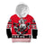 Personalized Polar Bear Hockey Canada Kid Hoodie Maple Leaf Ice Warrior