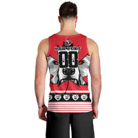 Personalized Polar Bear Hockey Canada Men Tank Top Maple Leaf Ice Warrior