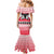 Personalized Polar Bear Hockey Canada Mermaid Dress Maple Leaf Ice Warrior