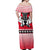 Personalized Polar Bear Hockey Canada Off Shoulder Maxi Dress Maple Leaf Ice Warrior