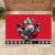 Polar Bear Hockey Canada Rubber Doormat Maple Leaf Ice Warrior