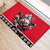 Polar Bear Hockey Canada Rubber Doormat Maple Leaf Ice Warrior