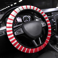Polar Bear Hockey Canada Steering Wheel Cover Maple Leaf Ice Warrior