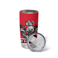 Polar Bear Hockey Canada Tumbler Cup Maple Leaf Ice Warrior