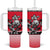Polar Bear Hockey Canada Tumbler With Handle Maple Leaf Ice Warrior