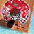 Canada Hockey Helmet Beach Blanket Maple Leaf Pattern
