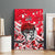 Canada Hockey Helmet Canvas Wall Art Maple Leaf Pattern