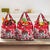 Canada Hockey Helmet Grocery Bag Maple Leaf Pattern