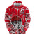 Personalized Canada Hockey Helmet Hoodie Maple Leaf Pattern