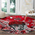 Canada Hockey Helmet Round Carpet Maple Leaf Pattern
