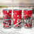 Canada Hockey Helmet Tumbler Cup Maple Leaf Pattern