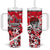 Canada Hockey Helmet Tumbler With Handle Maple Leaf Pattern