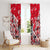 Canada Hockey Helmet Window Curtain Maple Leaf Pattern